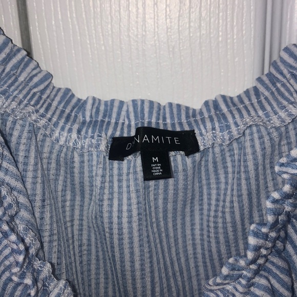 Dynamite off the shoulder ruffled top - Picture 3 of 3